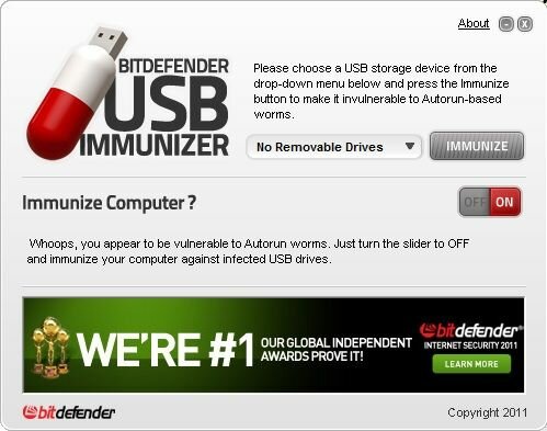 Immunizer BitDefender USB