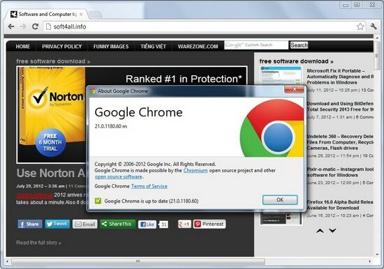 Google Chrome 21 Puts Flash into Sandbox to Keep You Safer | Software ...