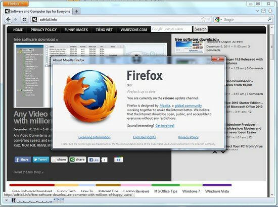 Firefox 9 Заключительные