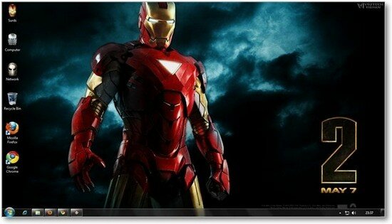 Iron Man 2 di Windows Theme