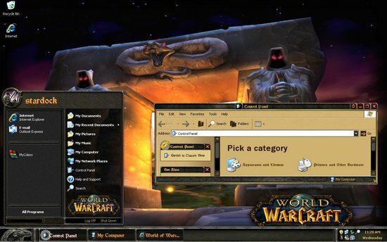 World of Warcraft Desktop Theme