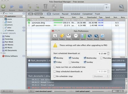 Folx - Free Download Manager for Mac