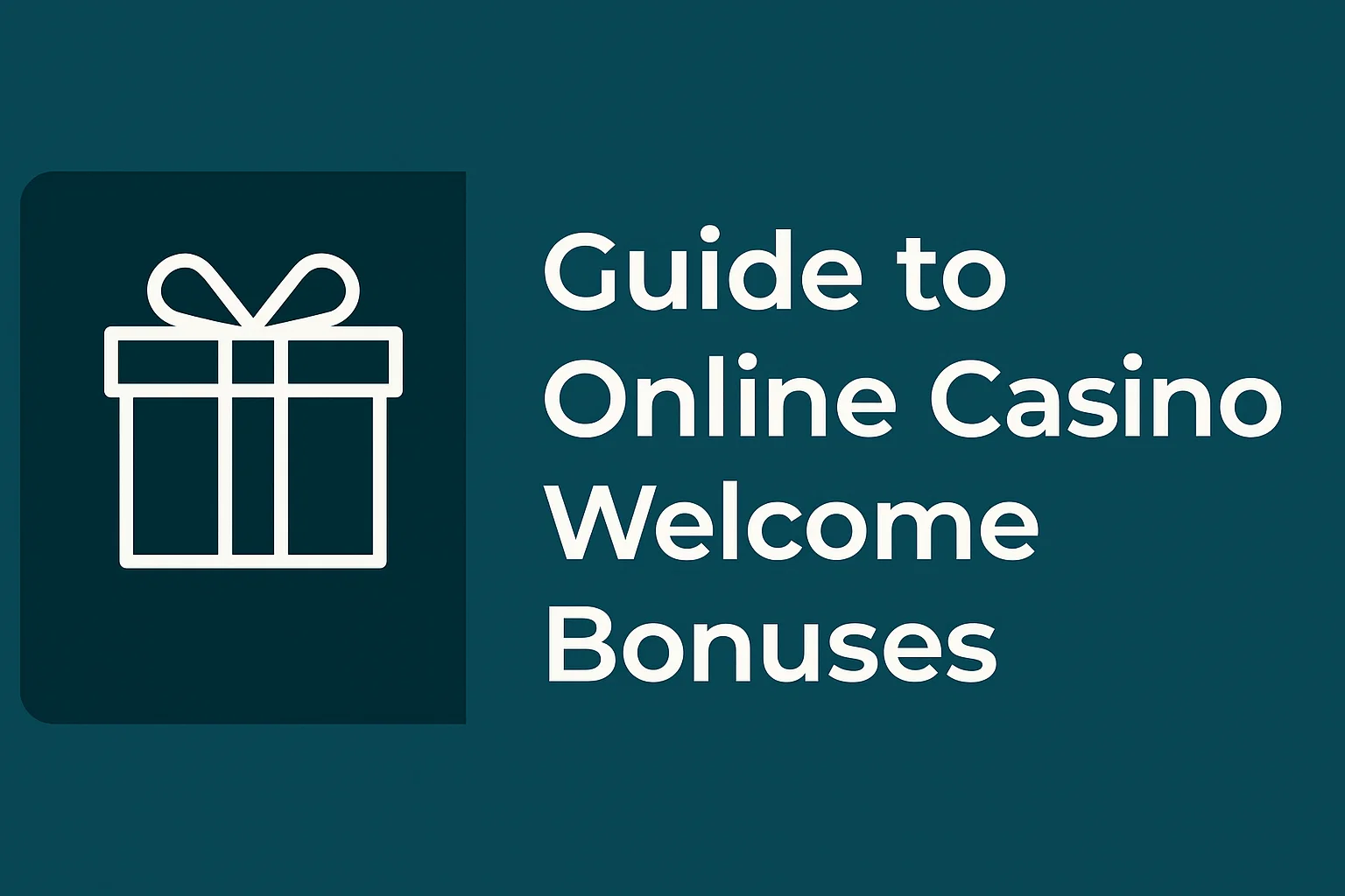 Guide to Online Casino Welcome Bonuses