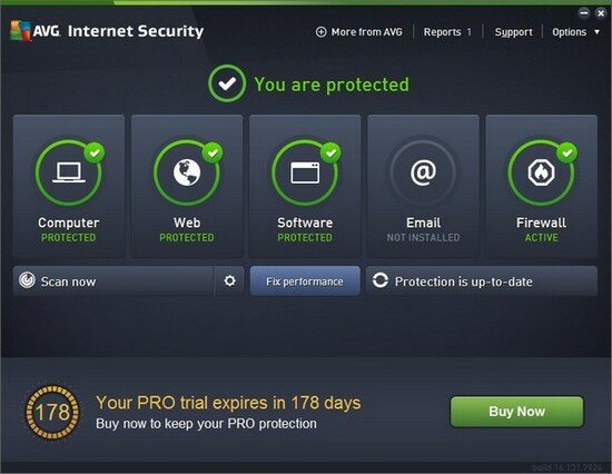AVG Internet Security 2016 free for 6 months