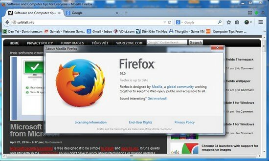 Firefox 29