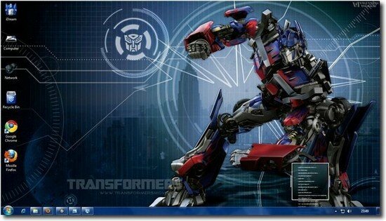 Transformers Windows Theme