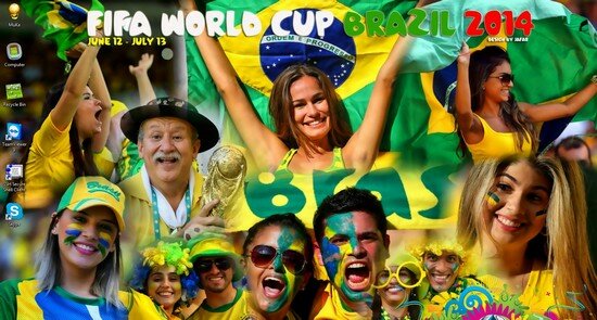 World Cup 2014 themepack for Windows 7