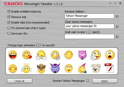Yahoo! Messenger Tweaker