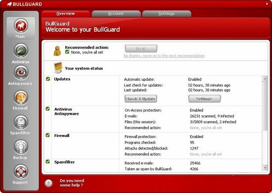 BullGuard Internet Security 10,0