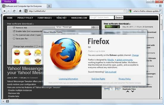 Firefox 5,0 Beta 3