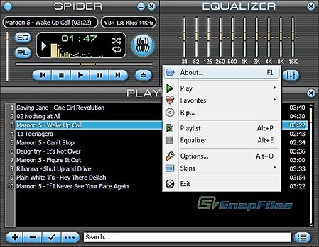 Spider Player - Audio player which lets you find, play and ...