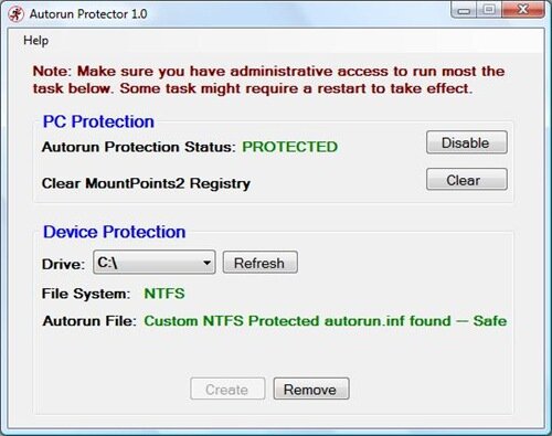 Autorun Protector