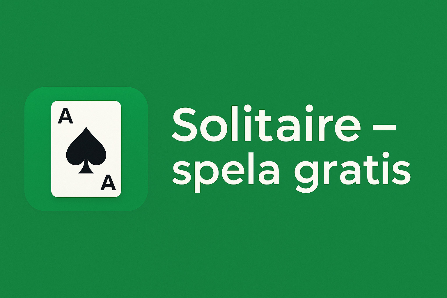 Solitaire – spela gratis