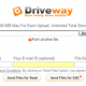  DriveWay - Upload and share multiple large files up to 500 MB each for free