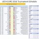 Free Download Complete Match Schedule for Euro 2016 France
