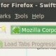 A Firefox memóriahasználat a BarTab